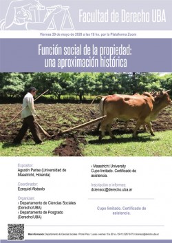 Función social de la propiedad: una aproximación histórica 