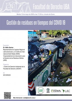 Gestión de residuos en tiempos del COVID 19