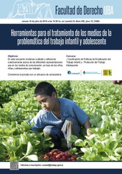 Herramientas para el tratamiento de los medios de la problemática del trabajo infantil y adolescente