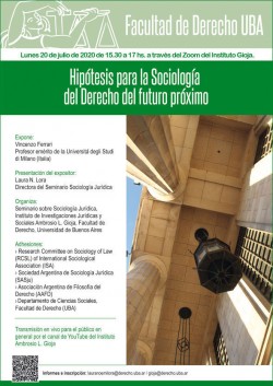 Hipótesis para la Sociología del Derecho del futuro próximo