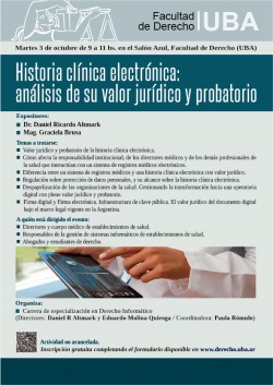 Historia clínica electrónica: análisis de su valor jurídico y probatorio