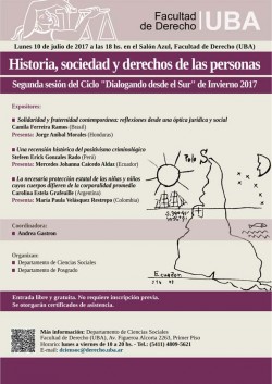 Historia, sociedad y derechos de las personas