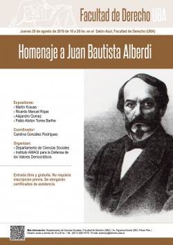 Homenaje a Juan Bautista Alberdi