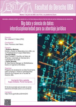 <i>Big data</i> y ciencia de datos: interdisciplinariedad para su abordaje jurídico