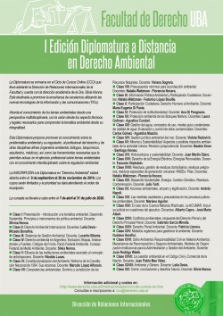 I Edición Diplomatura a Distancia en Derecho Ambiental