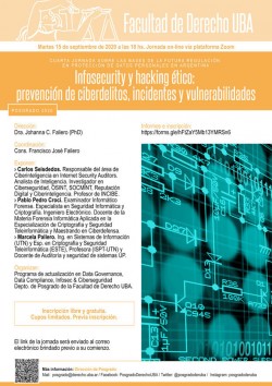 <i>Infosecurity</i> y <i>hacking</i> ético: prevención de ciberdelitos, incidentes y vulnerabilidades