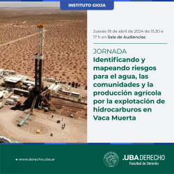 Identificando y mapeando riesgos para el agua, las comunidades y la producción agrícola por la explotación de hidrocarburos en Vaca Muerta