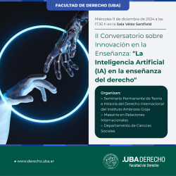 II Conversatorio sobre Innovación en la Enseñanza: "La Inteligencia Artificial (IA) en la enseñanza del derecho"