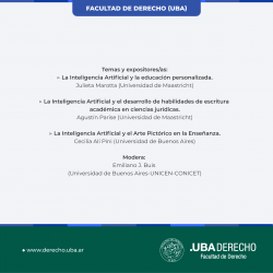 II Conversatorio sobre Innovación en la Enseñanza: "La Inteligencia Artificial (IA) en la enseñanza del derecho"