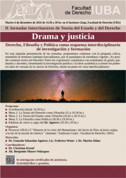 II Jornadas Interclaustros de Teoría del Estado y del Derecho