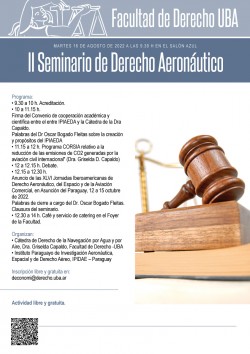 II Seminario de Derecho Aeronáutico 