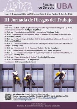 III Jornada de Riesgos del Trabajo