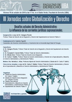 III Jornadas sobre Globalización y Derecho