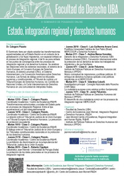 III Seminario de posgrado online. Estado, integración regional y derechos humanos