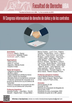 IV Congreso internacional de derecho de daños y de los contratos