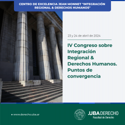 IV Congreso sobre Integración Regional & Derechos Humanos. Puntos de convergencia