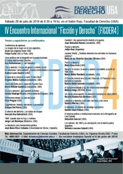 IV Encuentro internacional "Ficción y derecho" (FICDER4)