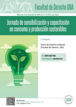 Jornada de sensibilización y capacitación en consumo y producción sostenibles