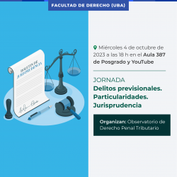 Jornada: Delitos previsionales. Particularidades. Jurisprudencia