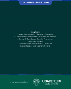Jornada especial de Presentación del libro <i>Procedimiento Tributario</i> de Teresa Gómez y Carlos M. Folco