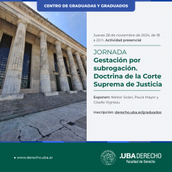 Jornada "Gestación por subrogacion. Doctrina de la Corte Suprema de Justicia"