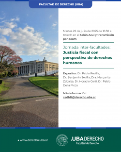 Jornada inter-facultades: Justicia fiscal con perspectiva de derechos humanos