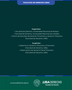 Jornada inter-facultades: Justicia fiscal con perspectiva de derechos humanos
