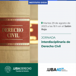 Jornada interdisciplinaria de Derecho Civil