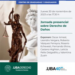 Jornada presencial sobre "Derecho de Daños"