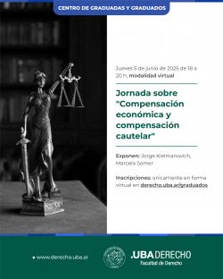 Jornada sobre "Compensación económica y compensación cautelar"
