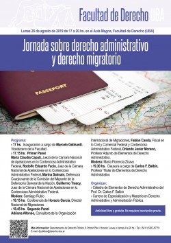 Jornada sobre derecho administrativo y derecho migratorio