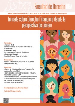 Jornada sobre Derecho Financiero desde la perspectiva de género