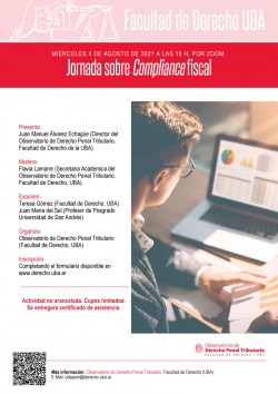 Jornada sobre <i>Compliance</i> fiscal