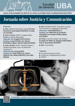 Jornada sobre Justicia y Comunicación