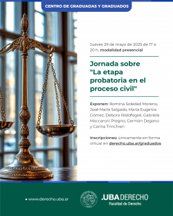 Jornada sobre "La etapa probatoria en el proceso civil"