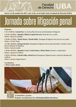 Jornada sobre litigación penal