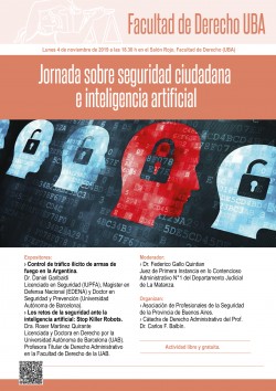 Jornada sobre seguridad ciudadana e inteligencia artificial