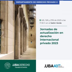 Jornadas de actualización en derecho internacional privado 2023