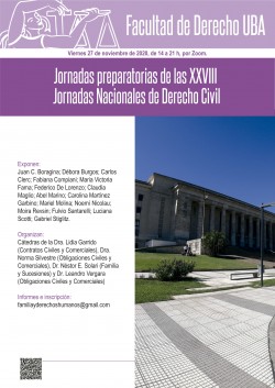 Jornadas preparatorias de las XXVIII Jornadas Nacionales de Derecho Civil