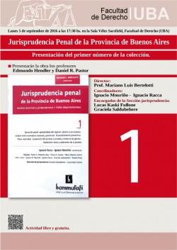Jurisprudencia Penal de la Provincia de Buenos Aires