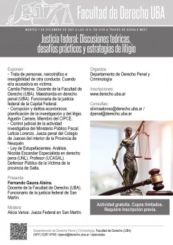 Justicia federal: Discusiones teóricas, desafíos prácticos y estrategias de litigio