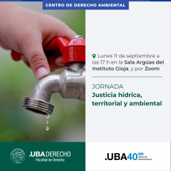 Justicia hídrica, territorial y ambiental