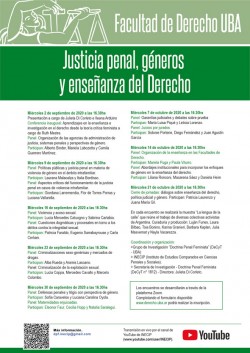 Justicia penal, géneros y enseñanza del Derecho