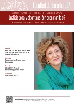 Justicia penal y algoritmos, ¿un buen maridaje?