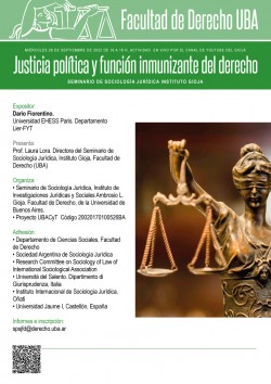 Justicia política y función inmunizante del derecho