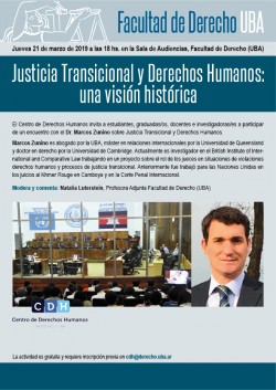 Justicia Transicional y Derechos Humanos: una visión histórica