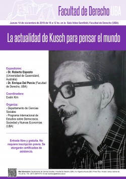 La actualidad de Kusch para pensar el mundo