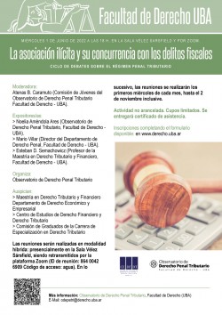 La asociación ilícita y su concurrencia con los delitos fiscales