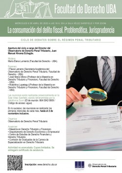 La consumación del delito fiscal. Problemática. Jurisprudencia