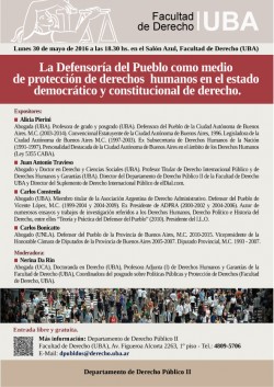 La Defensoría del Pueblo como medio de protección de derechos  humanos en el estado democrático y constitucional de derecho